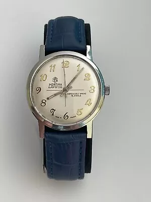 Vintage Mortima Super De Luxe Watch Unbreakable Spring FRANCE Made SWISS • $129.32