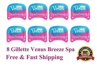 8 Gillette Venus Breeze Spa Razor Blades Refill Cartridges Shaver Women USA 4 • $25