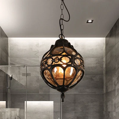 $89.99 • Buy Vintage Industrial Glass Ceiling Chandelier Light Farmhouse Kitchen Pendant Lamp