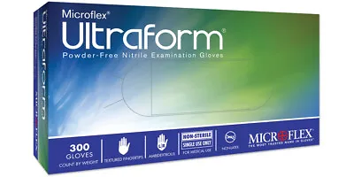 *1-Box* Ansell MicroFlex UltraForm Powder-Free Nitrile 300 Gloves Large UF-524-L • $44.99