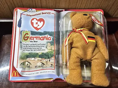 Mcdonalds Ty Beanie Babies Germania 2000 Retired International Bears 2 Plush Toy • $5