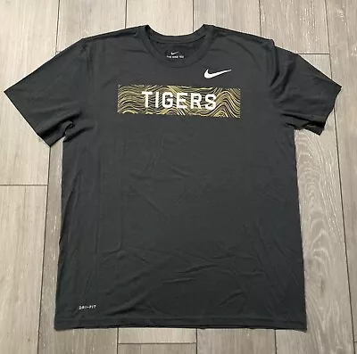 Nike Dri Fit Missouri Tigers Athletic T-shirt Mizzou Mens Size XL Gray • $19.99