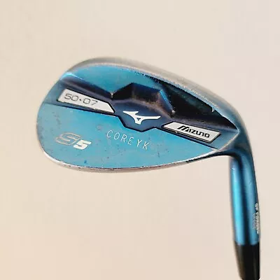 Mizuno S5 Gap Wedge 50°/07 RH W/KBS Tour X-FLEX C-Taper Lite GW Blue Head • $22.50