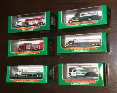 Hess Mini Trucks- Different Years  (Lot Of 6) • $36