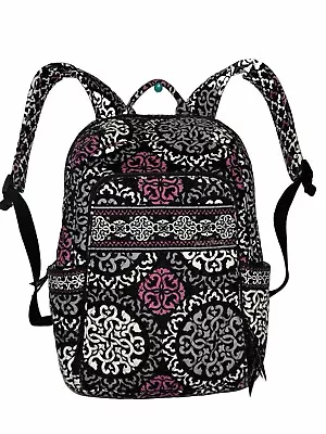 Vera Bradley Caterberry Magenta Backpack  Padded Laptop Pouch • $29.99