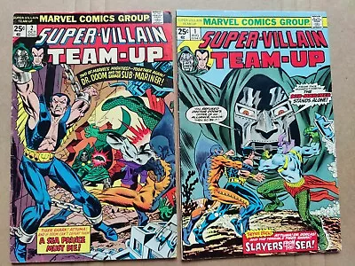 Marvel Super Villain Team Up 1 2 VG Lot Of 2 Supervillain • $19