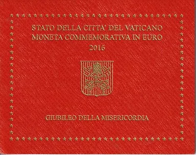 Mds Vatican Vatican 2 Euro 2016  Jubilee Of Mercy  In Folder • $37.39