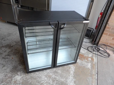 £360 • Buy Autonumis Double Door Glass Front Display Bar Bottle Cooler Fridge £300 + Vat