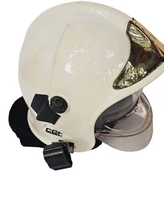 Cgf Gallet Fire Fighter White Color Helmet Type- Iv Size: 53-63 Cm For Cgf Make • £133.02