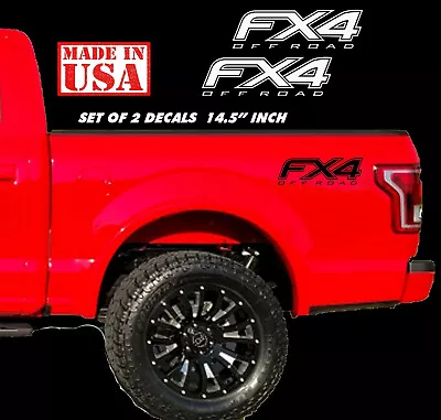 Ford F150 F250 2015-2019  FX4 Off Road Decals Offroad Stickers Truck Bed PAIR • $19.95