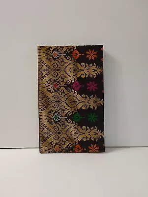 Handmade Songket Fabric Notebook Junk Journal - Tea Stained Paper Rustic • £7.50