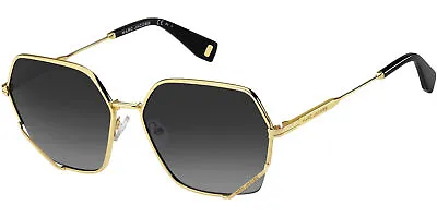 Marc Jacobs Women's Yellow Gold Geometric Butterfly Sunglasses - MJ1005S 0001 9O • $36.99