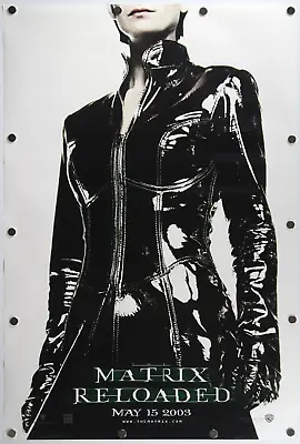 The Matrix Reloaded 2003 Double Sided Original Movie Poster 27  X 40  • $45