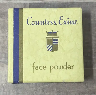 Countess Exine 1940 Vintage Face Powder In Box - #B5 • $29.99