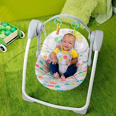 $46 • Buy Unisex, Newborn +Baby Swing Playful Paradise Portable Compact  With Toys