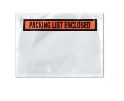 Packing List Pouches Shipping Label Panel/Full Face Enclosed Envelopes Adhesive • $79.99