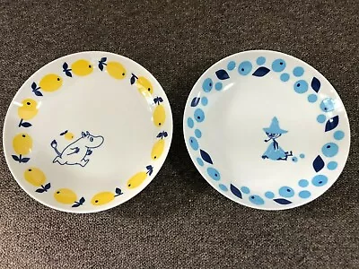 MOOMIN Pair Pasta Plate Set Moomin Snufkin MM031/3-139 Yamaka From Japan • $46.97