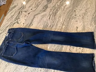 Miss Me Mid Rise Boot Stretch Dark Blue Jeans 32 X 34 • $25