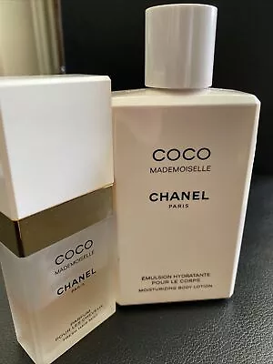 Chanel Coco Mademoiselle Perfume Fresh Hair Mist 35ml 40%  200ml Body Lotion ≥ • $99.99