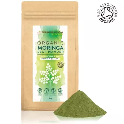 £15.99 • Buy 1kg Organic Moringa Powder Oleifera Superleaf Raw Vegan Supplement Superfood