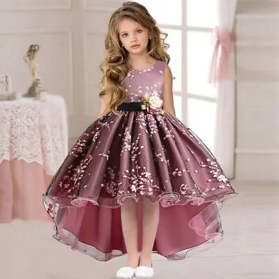 Flower Girl Dress Kids Formal Birthday Party Dresses Size 3 4 5 6 7 8 9 10 11 12 • $29.99