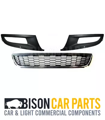 Fits Vw Polo 6r 2009-2014 New Front Bumper Lower Right Centre Left Grill Set  • $38.84