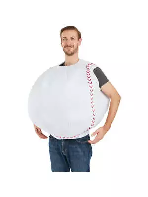 Adult Baseball Costume Size: One Size Color: White • $59.99