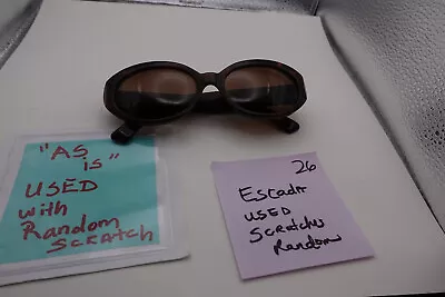 Vintage Escada Tortoise Sunglasses Scratches And Used   Sg 26 • $65