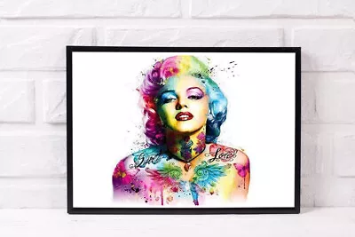 Marilyn Monroe Print Picture Poster Wall Art Home Decor Unframed A4 Gift New • £3.99