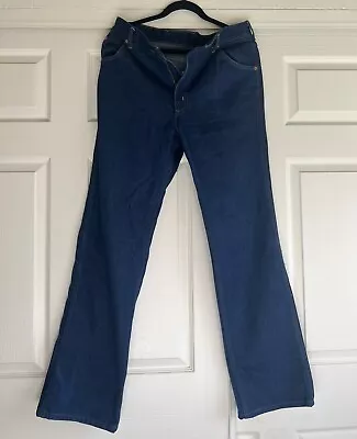 Vintage Genuine Roebucks Sears Jeans 33x33 Straight Leg Dark Wash EUC • $40