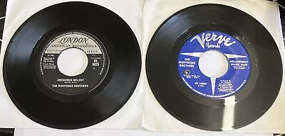 The Righteous Brothers - Unchained Melody / Melancholy Music Man -7” Singles V7B • $6.21