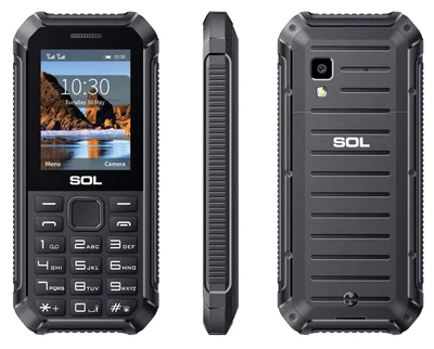 £20.35 • Buy SOL KRATOS R2450 Dual Sim,Armour,MP3,Camera,FM,Water & Dust Resistant Phone