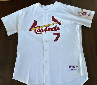 MLB Majestic St Louis Cardinals Matt Holliday #7 2011 World Series Jersey VGC • $79.99