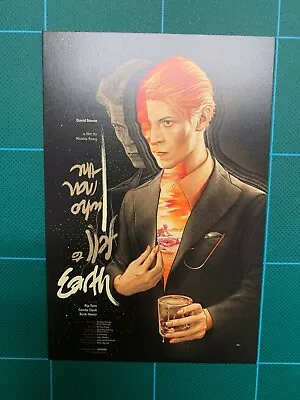 The Man Who Fell To Earth Showcard Poster Mini Mondo Martin Ansin David Bowie • $18.99