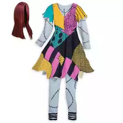 Disney Store The Nightmare Before Christmas Sally Costume W/Wig Girls Size 3 NWT • $29.99