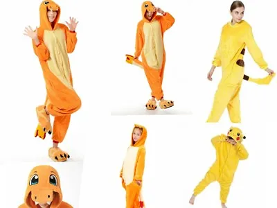 £19.07 • Buy UK Animal Pyjamas Pikachu Onesie11 Kids Pokemon Charmander Costume Pyjama M1