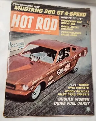 March 1967 Hot Rod Magazine Hawaii Raceway Park Oahu Wahoo Mustang 390 Vintage / • $9.20