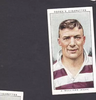 Ogden  Football Club Captains 1936 44 J.SULLIVAN Wigan Rugby League • £2