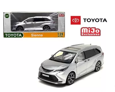 Kg 1:24 Scale Toyota Sienna Mini Van Diecast Model Car Silver H08111sil • $22.99