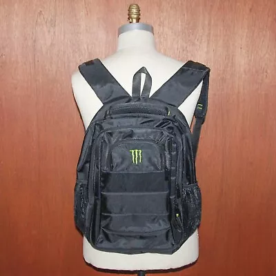 Monster Energy Backpack / Bookbag.  Black No Signs Of Use • $74.95