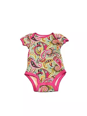 Vera Bradley Baby Girl's Ruffled Bodysuit One Piece Tutti Frutti Size 6-9 Months • $10