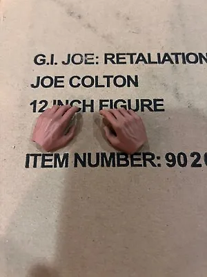 1/6 Scale Hot Toys MMS206 Joe Colton GI Joe Retaliation Hands Open Palms • $9.99