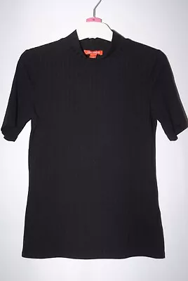 JOE FRESH Mens Black Short Sleeve Tight Fit Top Size Small • £1.27