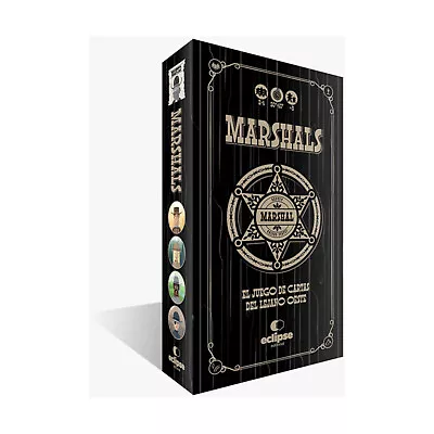 Eclipse Editori Board Game  Marshals - The Wild West Card Game (Spanish  Box SW • $28.95