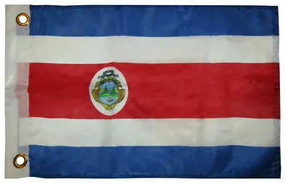 12x18 12 X18  Country Of Costa Rica Boat Motorcycle Flag Grommets • $8.88