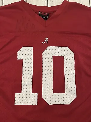 AJ McCarron Signed Alabama Red Jersey- Genuine Stuff Bama Jersey- Size XL- Fr Sh • $64.95