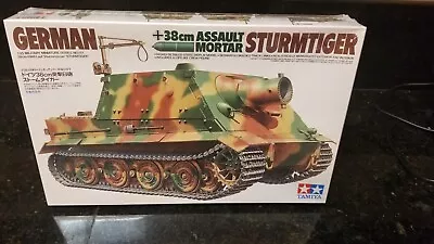 TAMIYA GERMAN STURMTIGER 38cm ASSAULT MORTAR TANK 1/35 SCALE MODEL KIT  • $50