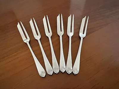 Walker And Hall Silver Plated Cake Forks • £12