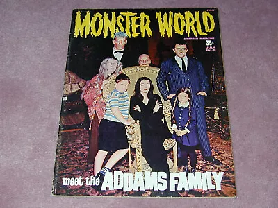 MONSTER WORLD Magazine # 9 By Warren The Addams Family • $14