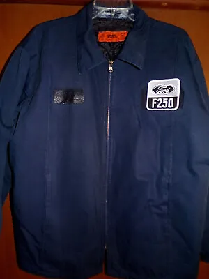 FORD F-250 TRUCK MECHANIC-SHOP WORK INSULATED JACKET USED/RECYCLED SIZE: LG.-Reg • $26.95